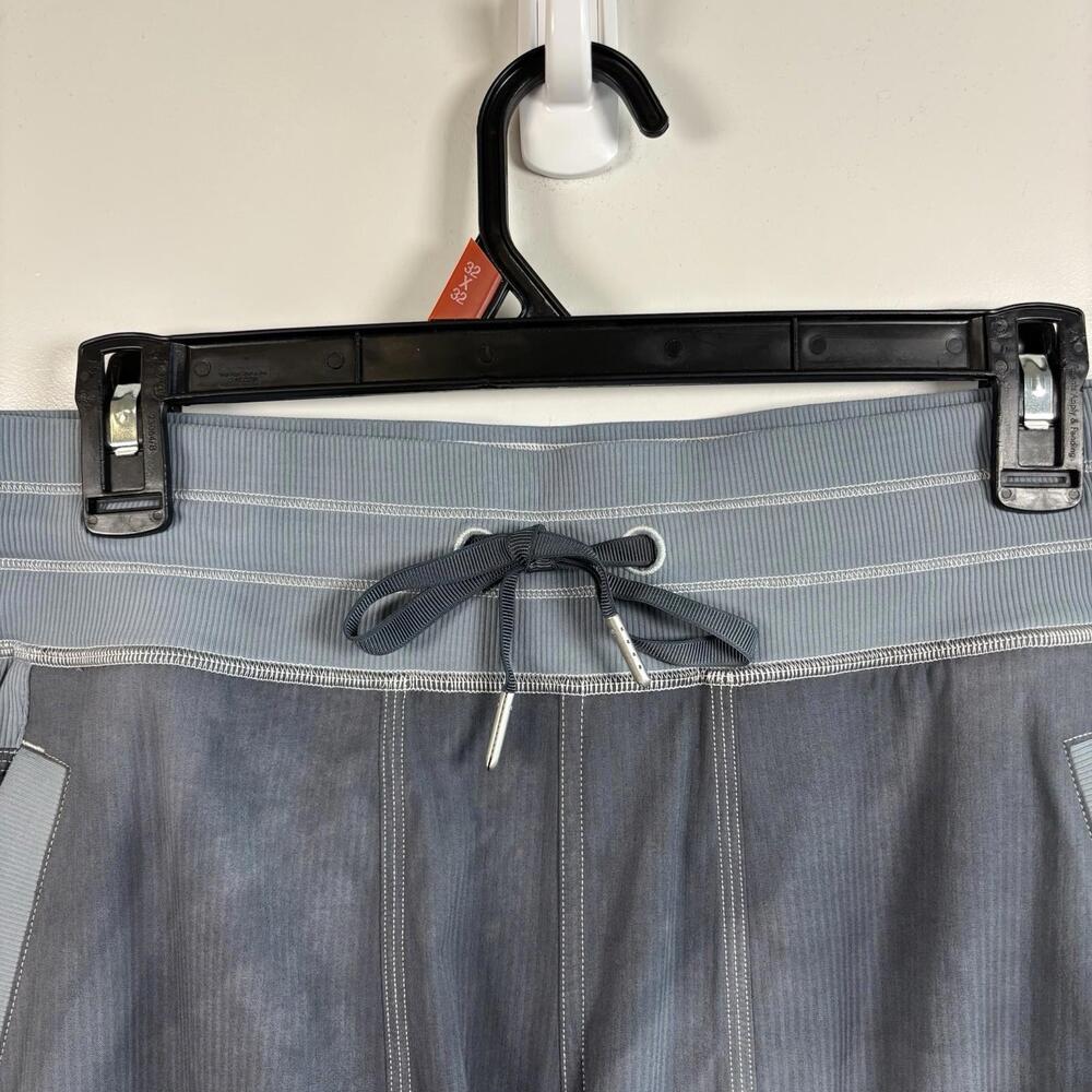 Lululemon Dance Studio Pant III Lined Mid-Rise Full Length Blue/Grey Size 8 EUC - Picture 2 of 7
